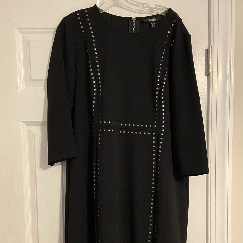 Dennis by Dennis Basso Nailhead dress